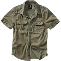 Brandit Textil Vintage Kurzarmhemd Olive M