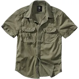 Brandit Textil Vintage Kurzarmhemd Olive M
