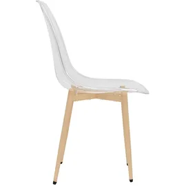 vidaXL Esszimmerstühle 6 Stk. Transparent PET