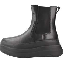 original brands FITFLOP FitFlop F-Mode Stack Leather Chelsea Boots SCHWARZ 38 - Schwarz - 38