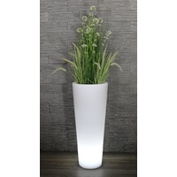 Moderner beleuchteter Blumenkübel 90x37 cm Pflanzgefäß PL404S Blumentopf LED RGB mit Akku und Netzteil Indoor & Outdoor