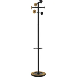 Unilux Garderobenständer BORA BAMBOO schwarz