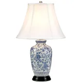 Elstead Lighting Blue Ginger Jar Blau Weiß