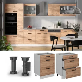 Vicco Schubladenschrank R-Line 60 x 0 x 81,6 cm Weiß