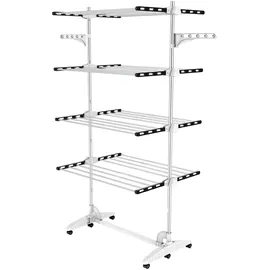 Todeco Wäscheständer Turm Klappbar schwarz