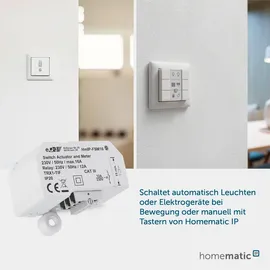 eQ-3 Homematic IP Schalt-Mess-Aktor (16 A) - Unterputz HmIP-FSM16
