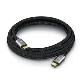 Primewire 2m USB C 3.2 Kabel Gen 2x2-100W PowerDelivery Ladekabel - Datenkabel 20 Gbit/s - Schnellladekabel - USB 3.2 Gen2x2 - Nylonummantelung - 2m