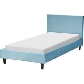 Beliani Fitou 90 x 200 cm Hellblau