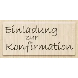 BRUNNEN 211800141 Stempel Einladung zur Konfirmation