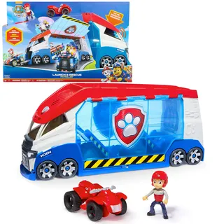 PAW Patrol – Launch'n Rescue PAW Patroller Teamfahrzeug mit neuen Funktionen, inkl. Ryder-Figur und 1 Basis-Fahrzeug, Spielzeug geeignet für Kinder ab 3 Jahren