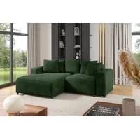 Fun Möbel Ecksofa Megan Xs In Stoff Poso Dunkelgrün Ottomane Links
