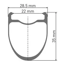 DT Swiss Laufrad ERC 1400 DICUT Disc 27,5" 35 mm