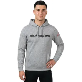Alpinestars Hoodie Grau/Rot/Schwarz L