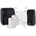 Blanc HYGIENIC Waschraum: Handtuchrollenspender AUTOCUT + 2 TAD Handtuchrollen + Schaumseifenspender SENSOR + 2 Kartuschen Farbe Weiß