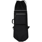 harayaa Skateboard Rucksack Bag Water mit 2 Taschen Longboard Tragetasche für Cruiser, Schwarz