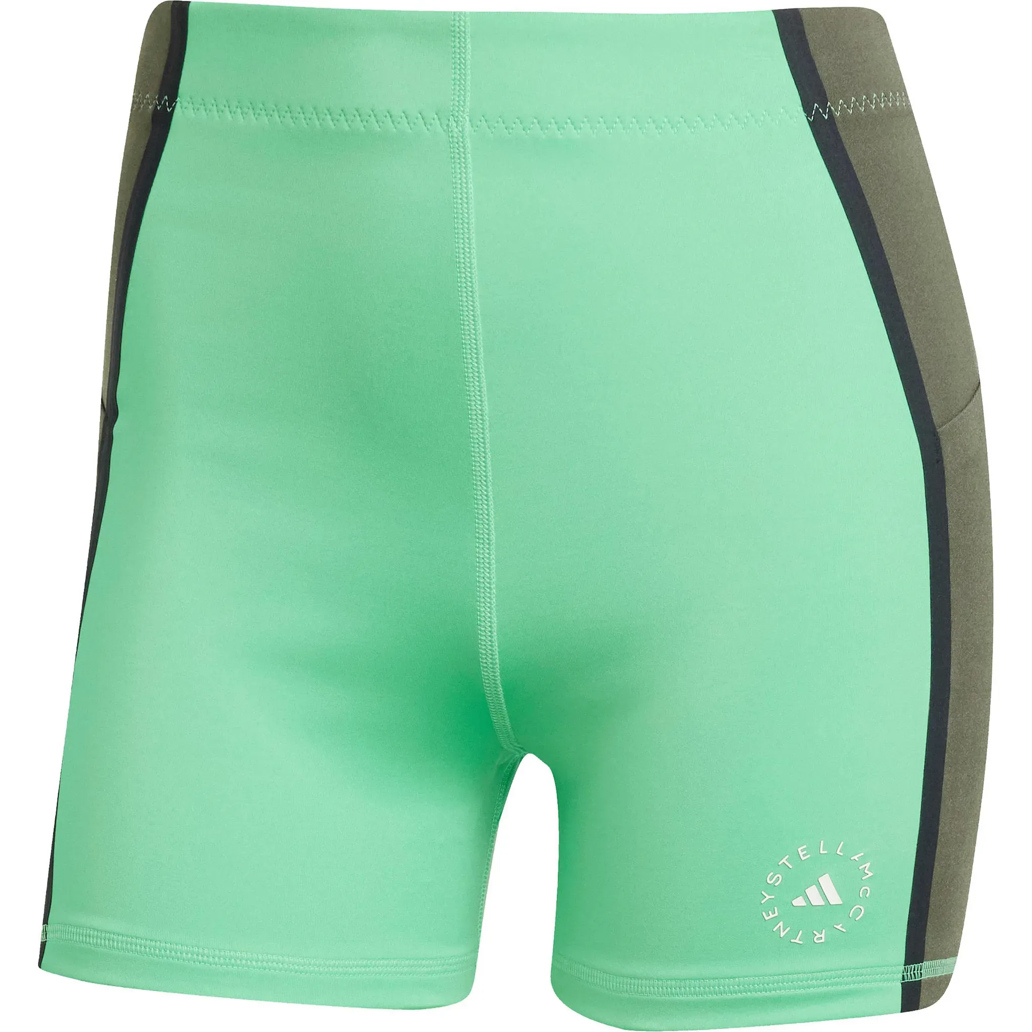adidas aSMC SHORT Tights Damen in bright green-carbon, Größe S - grün