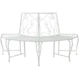 vidaXL Baumbank 160 x 80 x 89 cm Antik Weiß