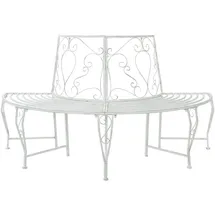 vidaXL Baumbank 160 x 80 x 89 cm Antik Weiß