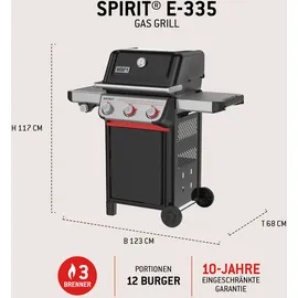 Weber Spirit E-335 schwarz 1500913