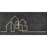 Wash+Dry Linestreet 35 x 75 cm Grau