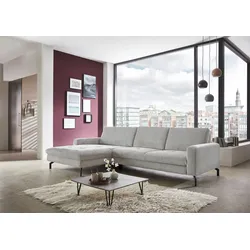 Ecksofa DIE PLANBAR "MP-IN20110 L-Form mit Kaltschaum-Polsterung", grau, B:302cm H:87cm T:178cm, 100% Polyester, Sofas, optional mit Funktionen erhältlich