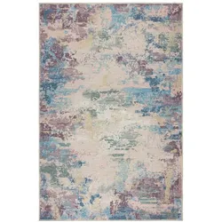 Kadima Design Maschinenwaschbarer bunter Teppich aus recycelten Fasern - `Cray` Serie. 80x150 cm