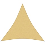 sunprotect 83494 Professional Sonnensegel, 2,5 x 2,5 x 2,5 m, Dreieck, wind- & wasserdurchlässig, beige
