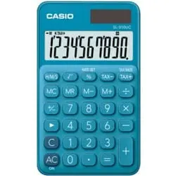 CASIO Taschenrechner 10-stellig blau SL-310UC-BU