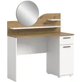 VCM Schminktisch mit Spiegel SHASHAMANE - weiß