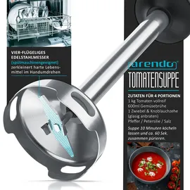 Arendo Edelstahl Stabmixer 1200W