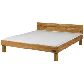 Massivmoebel24 TomMe 180 x 200 cm Wildeiche Beige