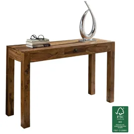 Wohnling Mumbai Konsolentisch 120 x 40 x 70 cm Braun
