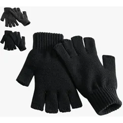 Beechfield - Strickhandschuhe mit halben Fingern