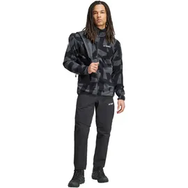 adidas Terrex Multi Printed Fleecejacke Schwarz/Carbon M