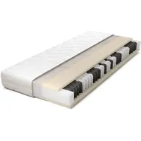 Taschenfederkernmatratze SCHLARAFFIA  VENTO X5 - weiß