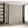abiks möbel Drehtürenschrank COMO 180 x 245,5 x 50 cm Gold