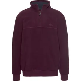 MAN'S WORLD Fleecepullover MAN'S WORLD, Herren, Gr. L (52/54), rot (burgund), Obermaterial: 100% Polyester, normal, Rippbündchen, Sweatshirts Fleecepullover, für die Übergangszeit aus Fleece, schnelltrocknend, Topseller