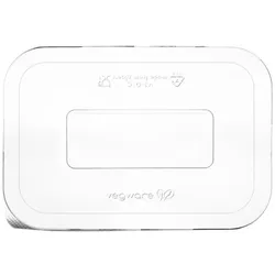 Vegware PLA Biodeckel klar Gourmet 500 / 650 ml Karton (600 Stück)