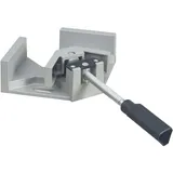 vidaXL Schraubstock Aluminium 95 mm grau