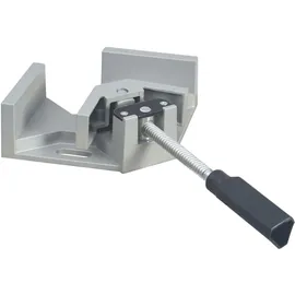 vidaXL Schraubstock Aluminium 95 mm grau