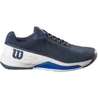Wilson Herren Rush Pro 4.0 Clay Sneaker, Navy Blazer/White/Lapis Blue, 44 EU