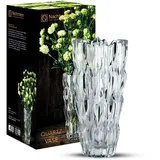 Nachtmann Vase Quartz 26 cm Kristall, Kristalloptik Transparent Klar