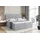 altdecor Boxbett, mit H4-Matratze und Lattenrost - LEPARO - 160x200 Hellgrau