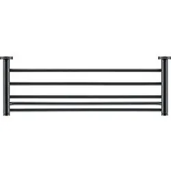 Duravit D-Code Handtuchablage 0099254600 Schwarz Matt, 650x220x112 mm, Wandhängende Montage
