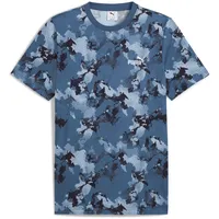 Puma Essentials Camo Tee blau M