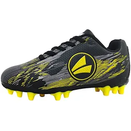 Jako J-SFG Stepover Fussballschuh, Jet Black Neon Yellow, 39 EU