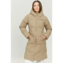 Mazine Elmira Puffer Coat - Damen Puffermantel, Größe:XXL, Farbe:taupe - XXL