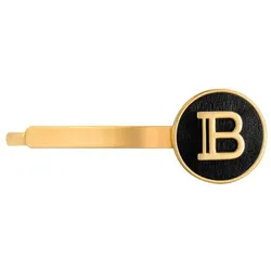 Balmain Hair HC Gold Plated Slide Logo 