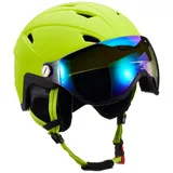 CMP - Wa-2 Skihelm mit Visier, Apfel, M