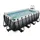 EXIT TOYS Black Leather Pool 400 x 200 x 122 cm inkl. Filterpumpe